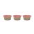 Tigela Ceramica Rose Mini Bowl Molho Finger Food Entrada 3un