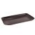 Travessa Petisqueira Retangular Bandeja Marrom Sustentavel BPA Free