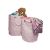 Cesto Organizador de Brinquedos Lavanderia Kids Rosa Claro
