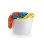 Cesto Multiuso Flexível Branco Balde Roupa Brinquedo 15 lt 1