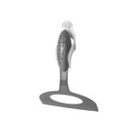 Rodo de Pia Cinza Rodinho Suporte Ventosa 16cm