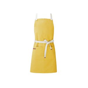Avental Amarelo Algodao Cru Cozinha Pintura Artesanato 1un