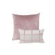 Almofada e Baguete Rineira Sofa Decorativa Rosa Bege 2un