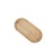 Bandeja de Bambu Suporte Servir ou Decorar 24cm