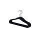 Cabide de Veludo Preto Slim Cava Lingerie Roupa Pequena 5un