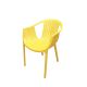 Cadeira Amarela com Braços Poltrona Columba 1un