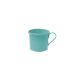 Caneca de Aluminio Verde Agua Mini Xicara Cafe Retro 100ml