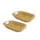 Cesta Fruteira Cesto Organizador Seagrass Fibra Natural 2un