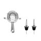 Coador Strainer Inox 4 Apoios Bico Dosador Bartender Drinks