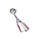 Colher de Sorvete Aço Inox com Ejetor Vermelho 1 un 1