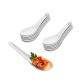 Colher Finger Food Porcelana Branca Buffet Lamen Bistro 18un