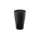 Copo Preto de Plastico Resistente BPA Free 300ml