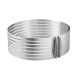 Cortador de Bolo Molde Camadas Ajustavel Aro Inox 24 a 30cm 1