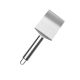 Espatula Burger Bolo Pizza Chapa Angular Inox Curta 25cm