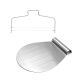 Espatula Salva Bolo Base Redonda Cortador Nivelador Aço Inox