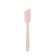 Espatula Reta Silicone Pao Duro Rosa 1un