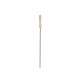 Espeto Trinchante Simples Inox Cabo Madeira Churrasco 75cm