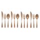 Talheres de Mesa Cobre Inox Colher Garfo Estojo Preto 13 pcs