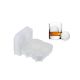 Forma de Gelo Silicone 4 Esferas 45 mm com Tampa Branco 1