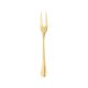 Garfo Dourado Trinchante Assado Positano Utensilios Aço Inox