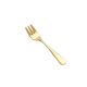 Garfo de Sobremesa Bolo Dourado Talheres Inox Restaurante
