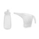 Jarra Medidora 800ml Bico Funil e Bisnaga 520ml Transparente