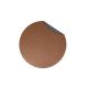 Lugar Americano Redondo Mini Sousplat Marrom Preto Dupla Face 1un