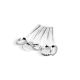 Jogo de Talheres Mini Utensilios Inox Concha Colher 5un