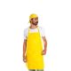 Avental e Bandana Kit Chef de Cozinha Amarelo Unissex 2un 1