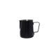 Leiteira Caneca Inox Preta Jarra Bule Mini 350ml