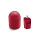 Lixeira Vermelha 4L e Porta Detergente Dispenser Kit 2 peças