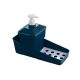 Porta Detergente Dispenser de Pia Plastico Azul 600ml