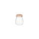 Pote de Vidro Mini Porta Tempero Condimentos Tampa Rolha 120ml