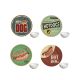 Pratos Hot Dog Mini Tigelas Bowl Molheira Ceramica Decorada