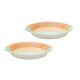 Travessa  de Porcelana Pintada Mao Tigela Oval Pequena 2un