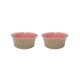 Tigela Ceramica Bowl Pequeno Rose Molho Farofa Petiscos 2un