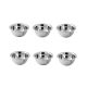 Tigela Pequena Aço Inox Sobremesa Petisco Molhos 190ml 6un