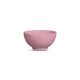 Tigela Bowl Pote Sobremesa Rosa Fosco Ceramica 430ml 1un