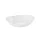 Fruteira Saladeira Travessa Oval Plástico Branco 4 litros