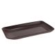 Travessa Petisqueira Retangular Bandeja Marrom Sustentavel BPA Free