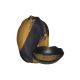 Tigela Bowl Travessa Rasa Preto Dourado Ceramica Fosco Stone